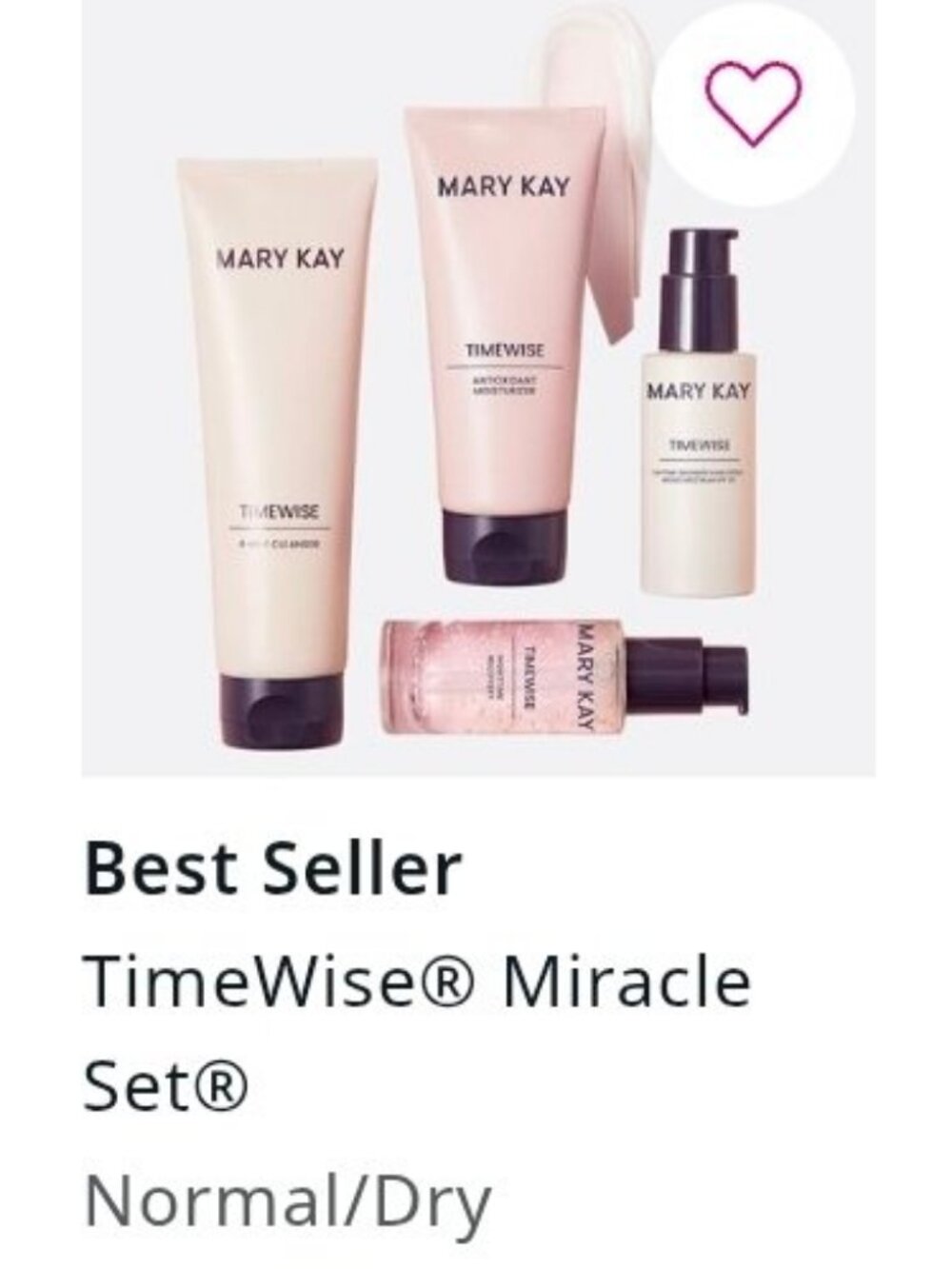 Mary Kay TimeWise Miracle Set Normal/Dry New Sealed